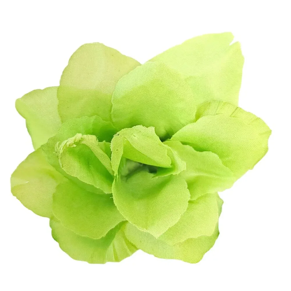 Lime Green Silk Roses 2.5